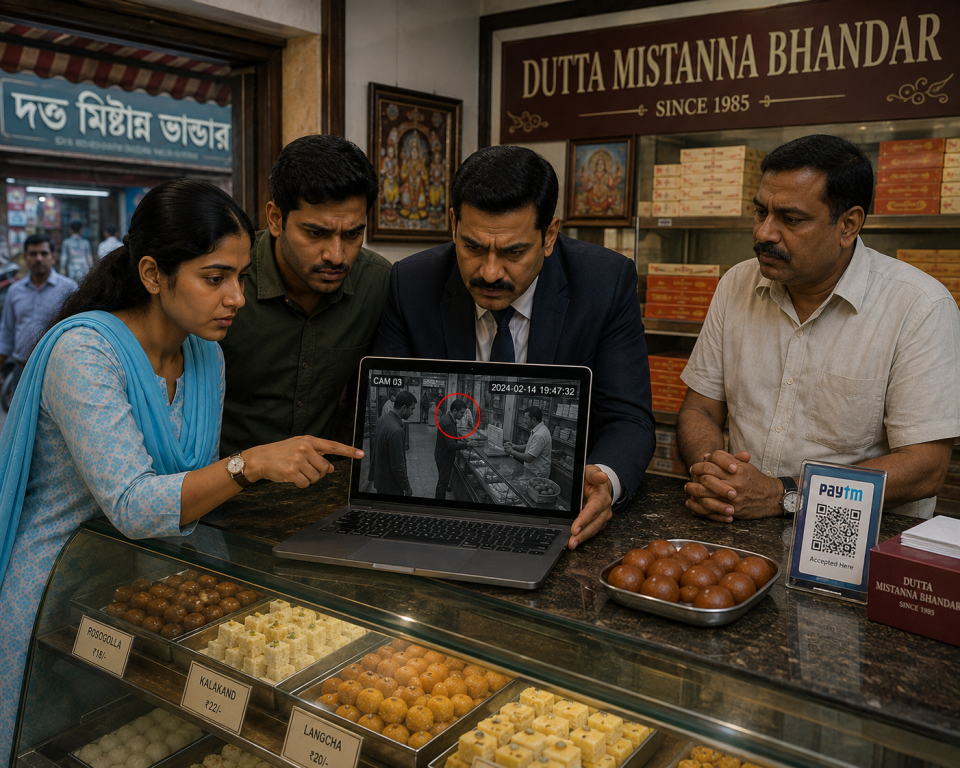Rajat Dutta faces the truth in the conference room